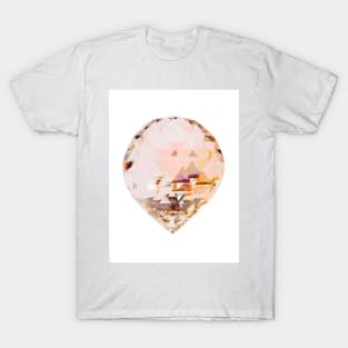 Shine geometric Crystal balloon T-Shirt